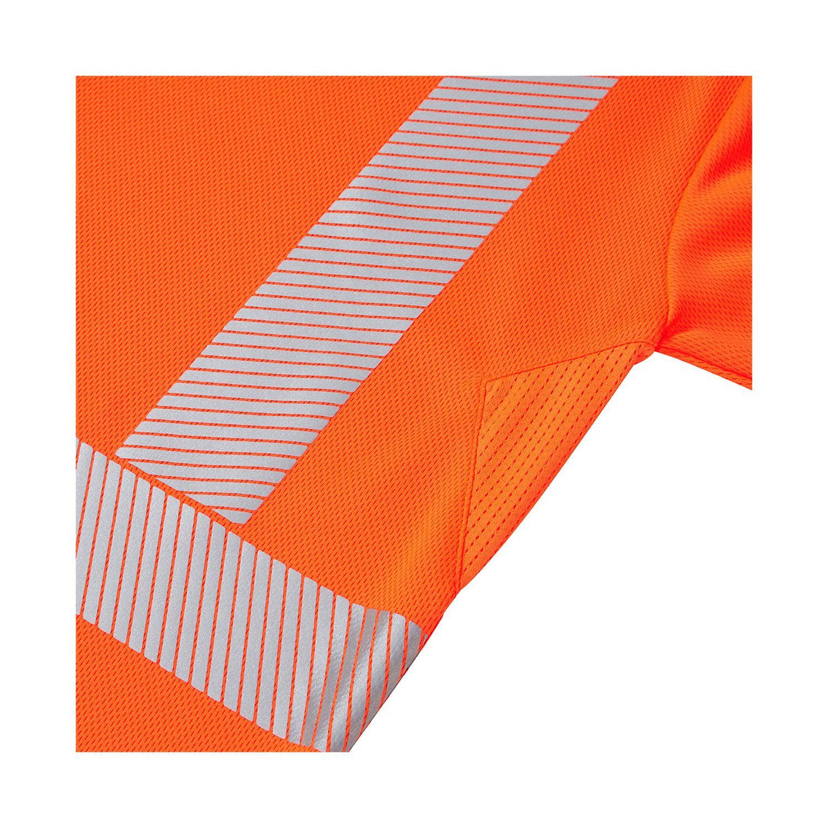 Supertouch Blue Sphere - Essentials Hi-Vis Eco CoolMax Orange Long Sleeve Polo, image 4