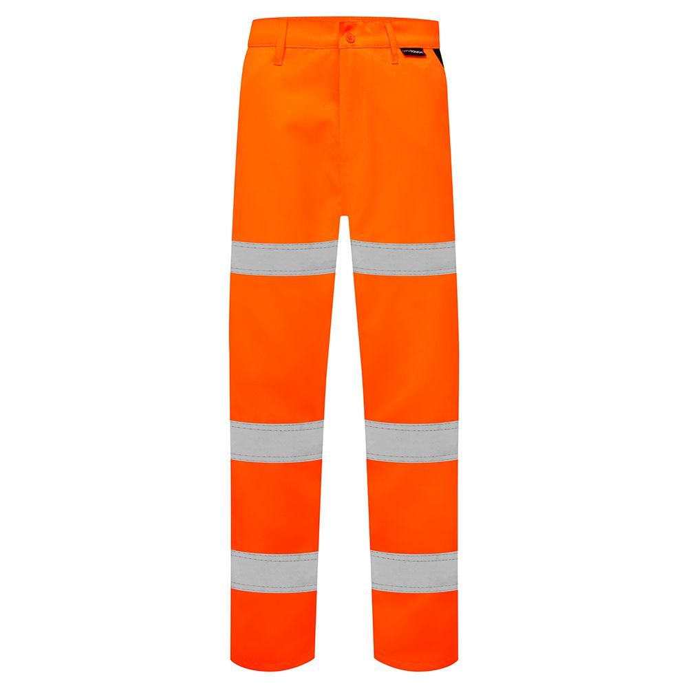 Supertouch - Hi Vis 3 Band Polycotton Trousers, main product image