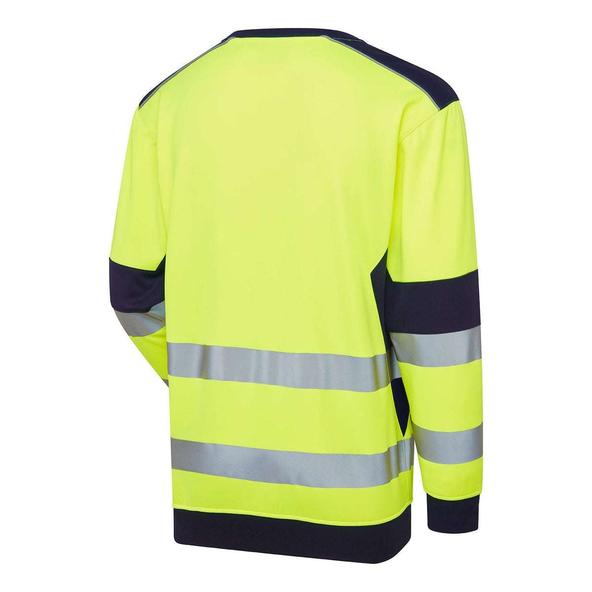 Supertouch Blue Sphere - System Hi-Vis ECO Crew Neck Yellow Sweatshirt, image 4
