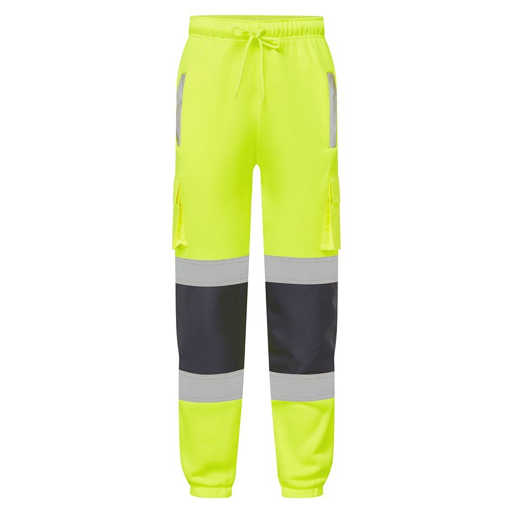 Supertouch - Hi Vis 2 Tone Jogging Bottoms, main product image