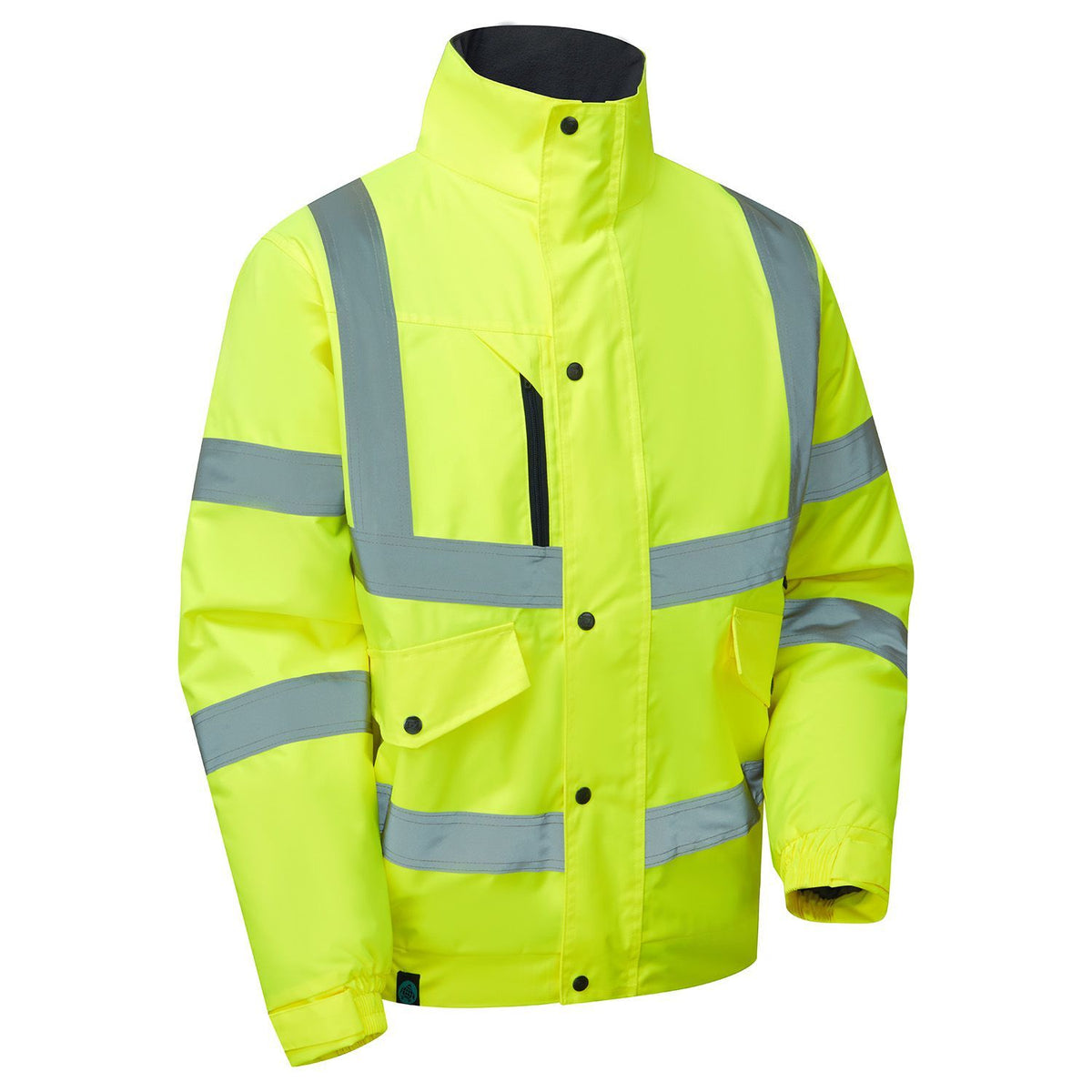 Supertouch Blue Sphere - Supertouch Eco Hi Vis Yellow Bomber Jacket, image 2