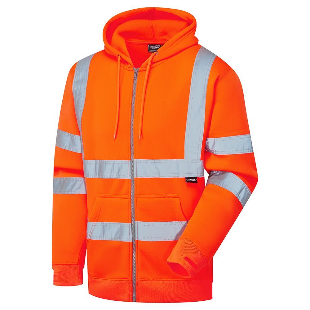 Supertouch - Hi Vis Zipped Hoodie, main product image
