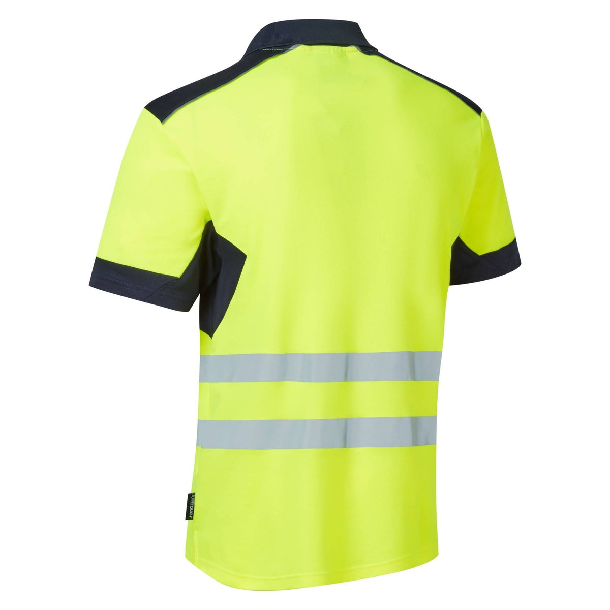 Supertouch Blue Sphere - System Hi-Vis Eco Yellow CottonCool Short Sleeve Polo, image 4