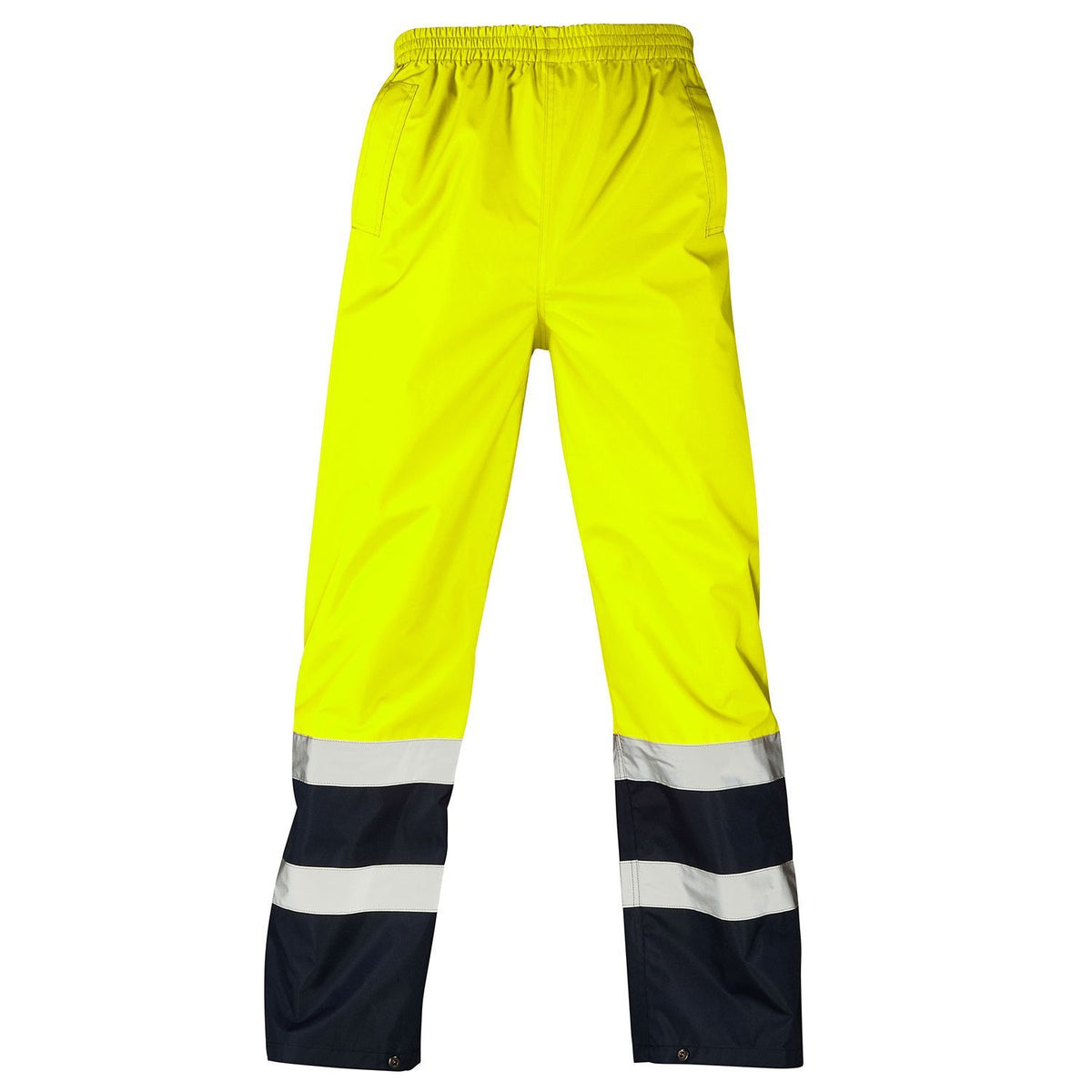 Supertouch Hi Vis Yellow 2 Tone Overtrousers, main product image