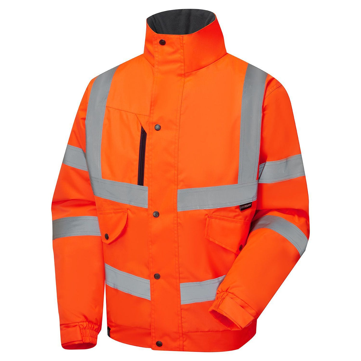 Supertouch Blue Sphere - Supertouch Eco Hi Vis Orange Bomber Jacket, main product image