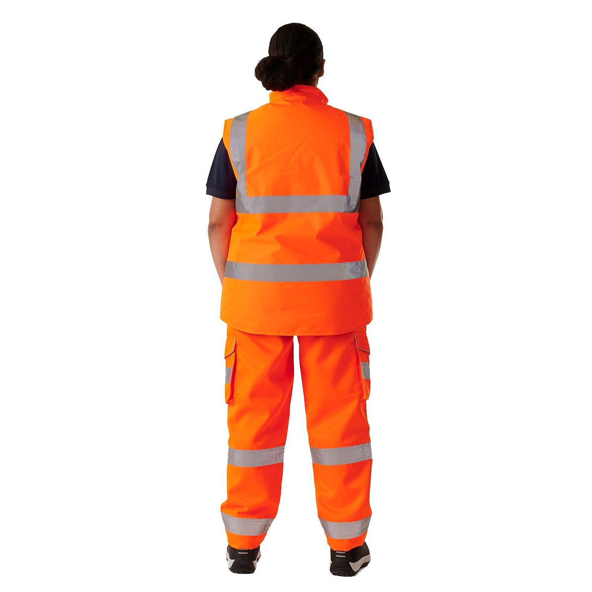 Supertouch - Ladies Hi Vis Orange Anjali Body Warmer, image 4