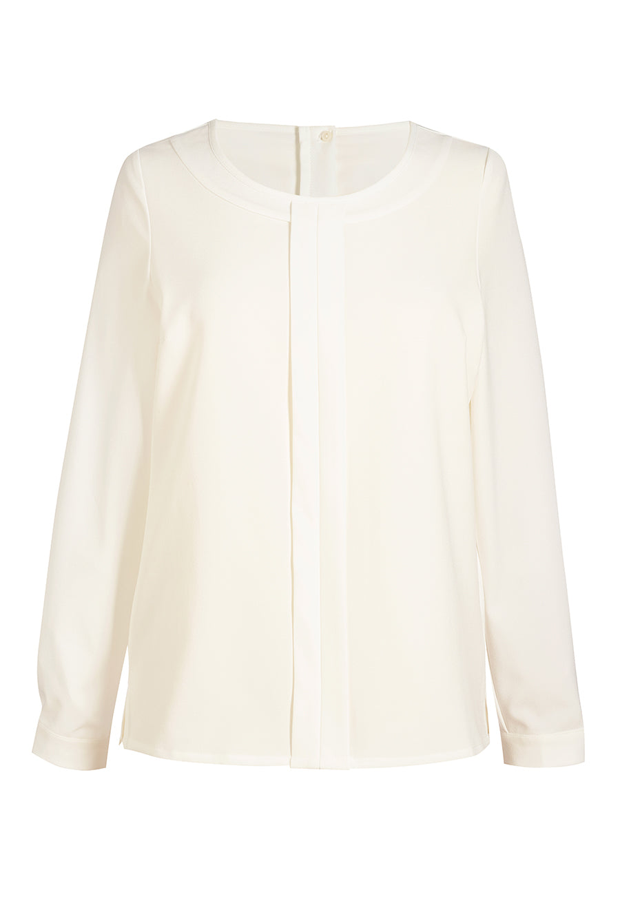 Brook Taverner Riola Blouse in Cream, image 2