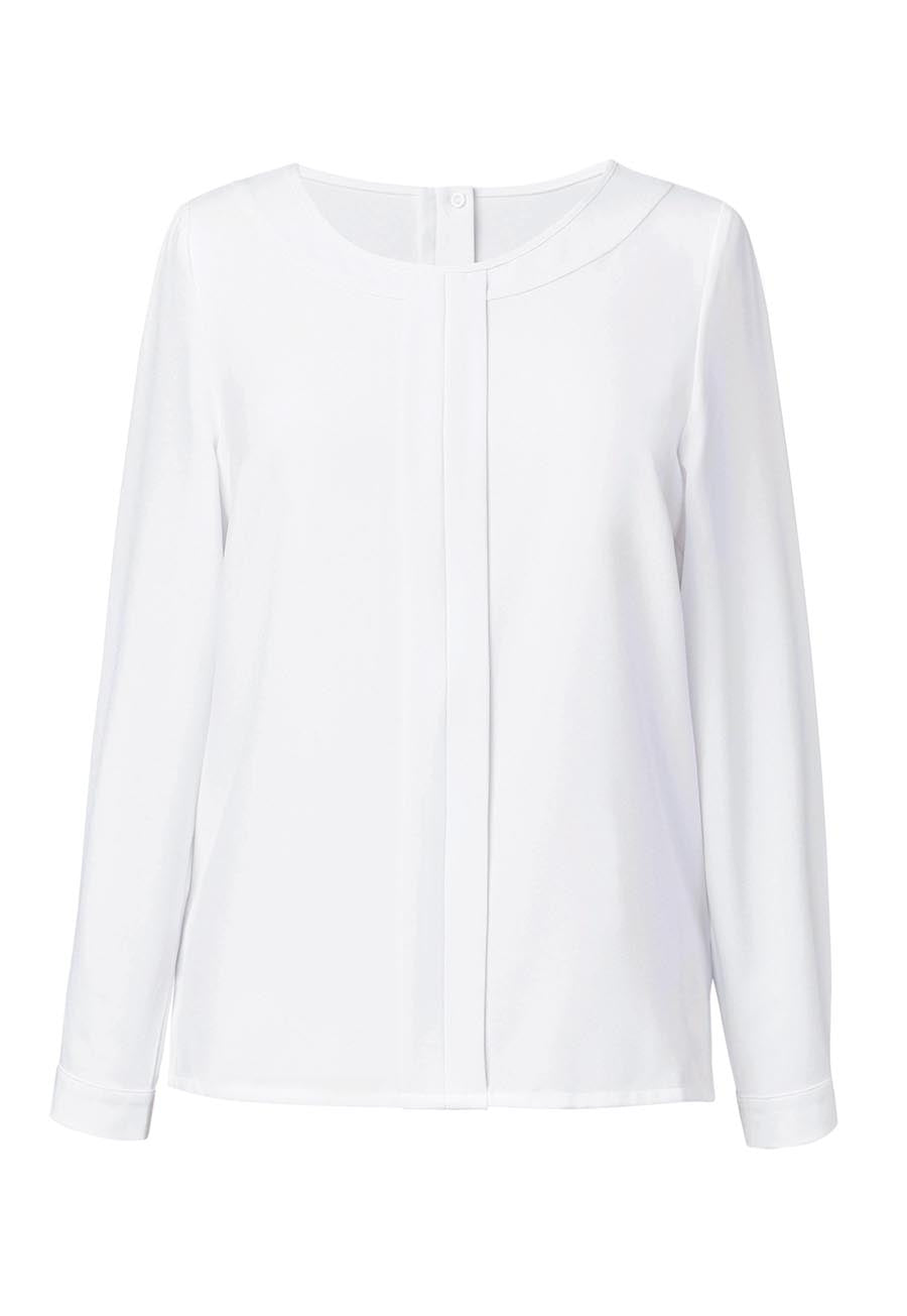Brook Taverner Riola Blouse in White, main product image