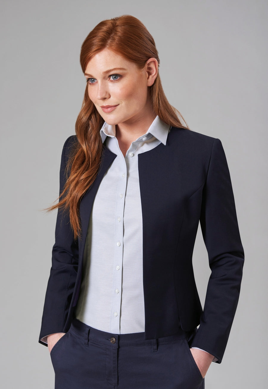 Brook Taverner Rosa Jacket in Navy, image 6