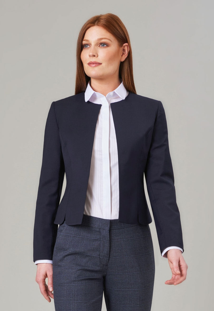 Brook Taverner Rosa Jacket in Navy, image 4