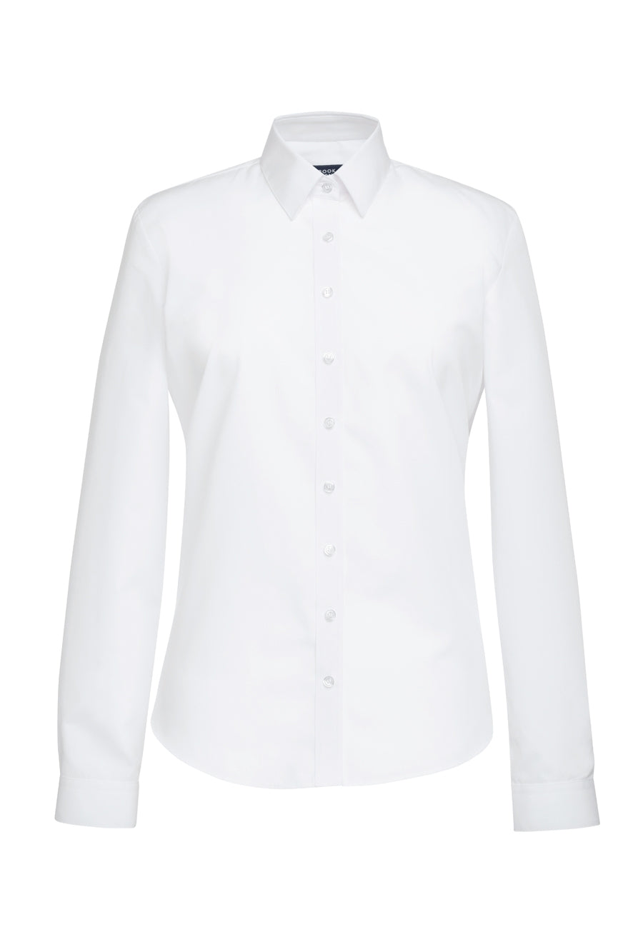 Brook Taverner Selene Blouse in White, main product image