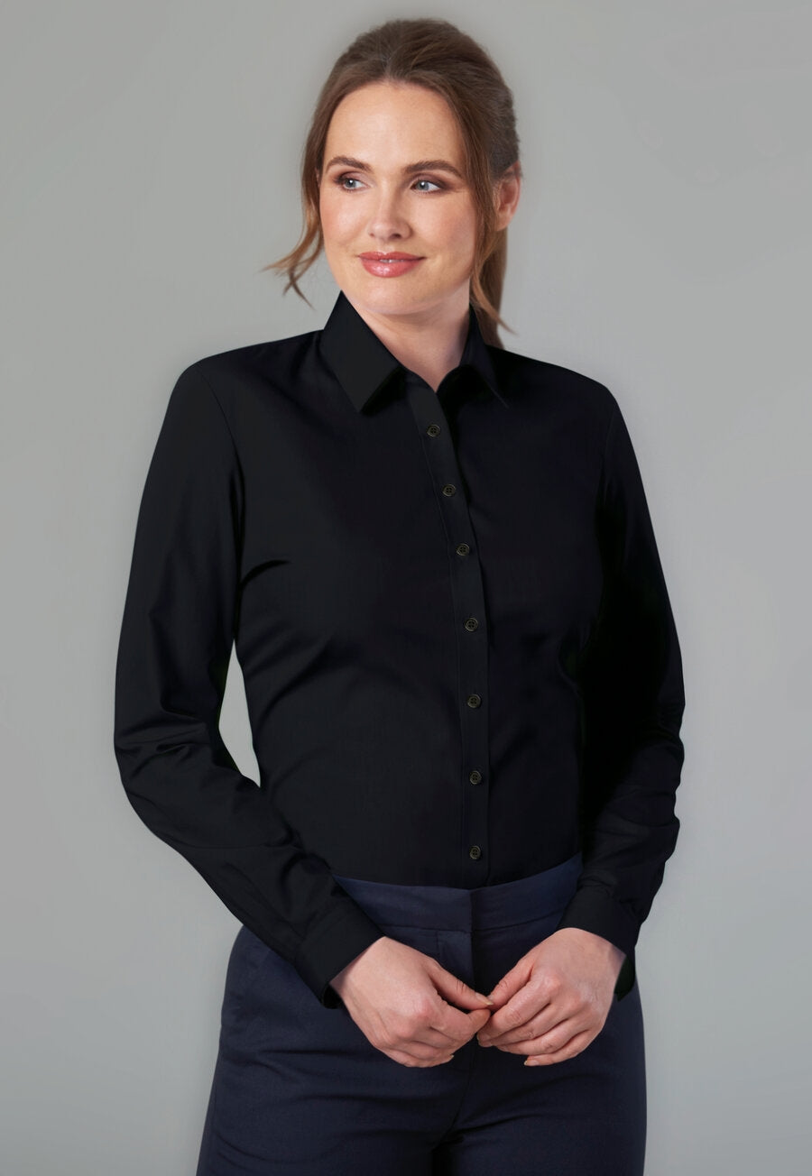 Brook Taverner Selene Blouse in Black, image 5