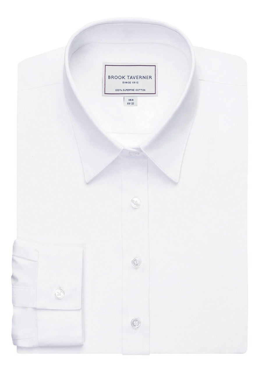 Brook Taverner Silvi Blouse in White, main product image
