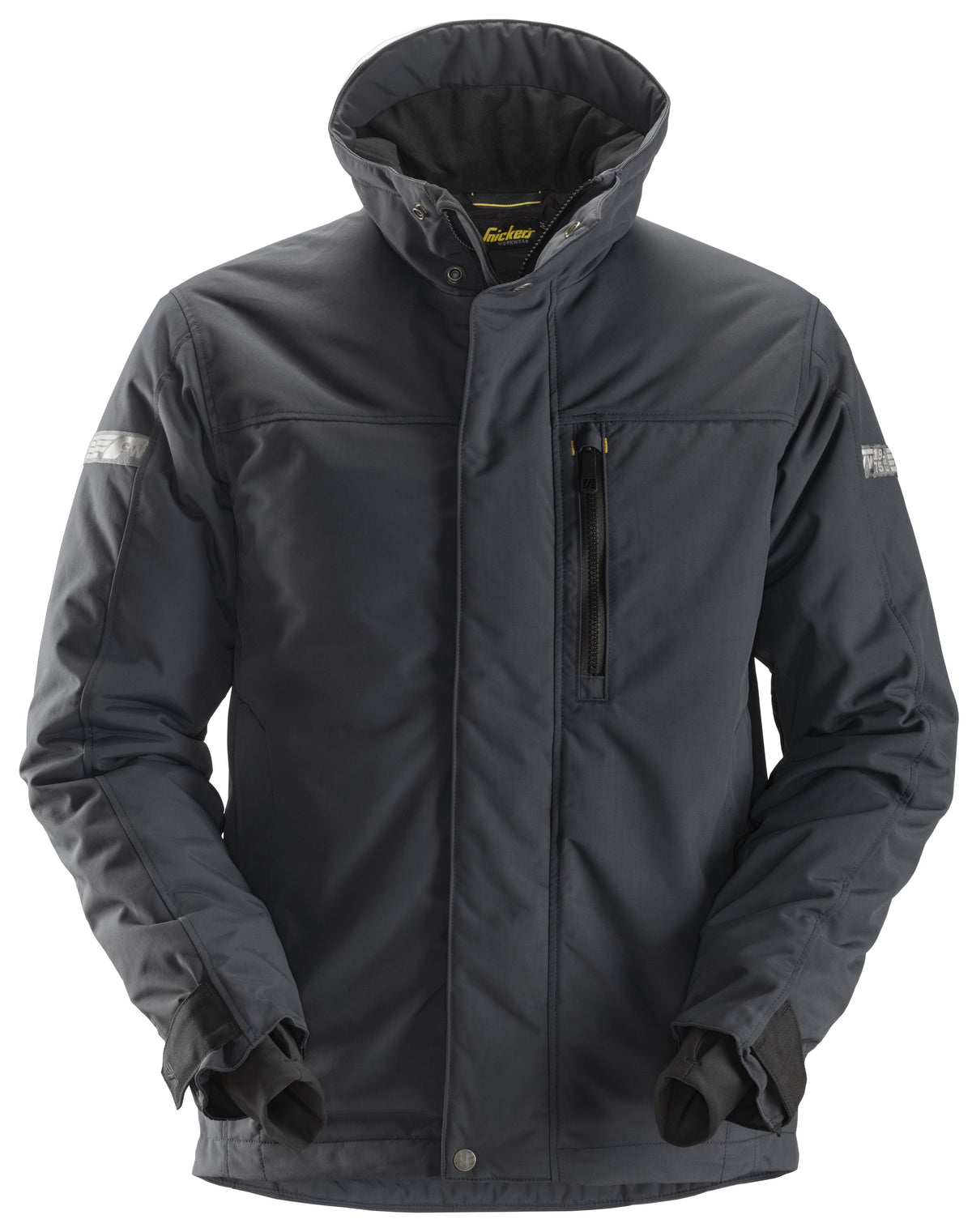 Snickers Workwear AllroundWork, 37.5® Insulated Jacket in Steel Grey/Black