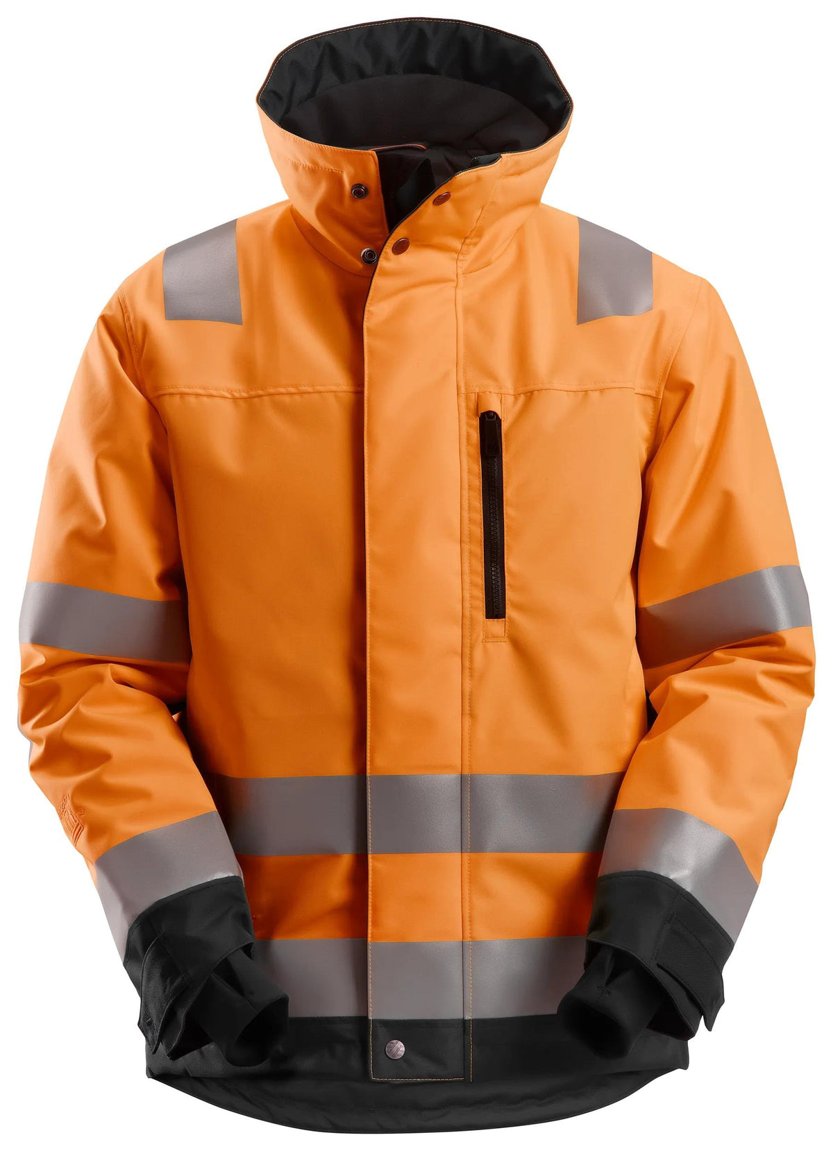 Snickers Workwear High-Vis Class 3, 37.5® Insulated Jacket in Hi-Vis Orange/Black