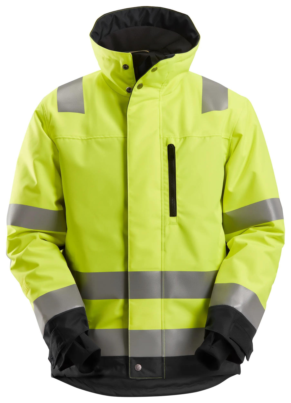 Snickers Workwear High-Vis Class 3, 37.5® Insulated Jacket in Hi-Vis Yellow/Black
