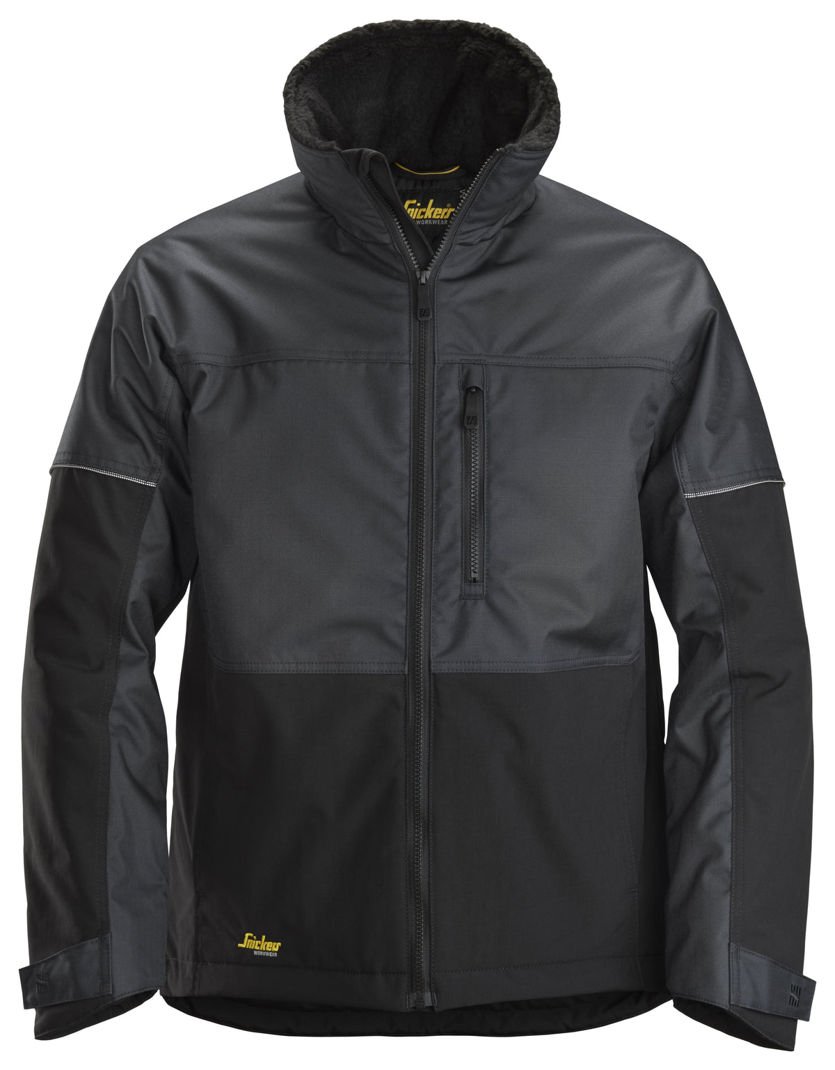 Snickers Workwear AllroundWork, Winter Jacket in Steel Grey/Black