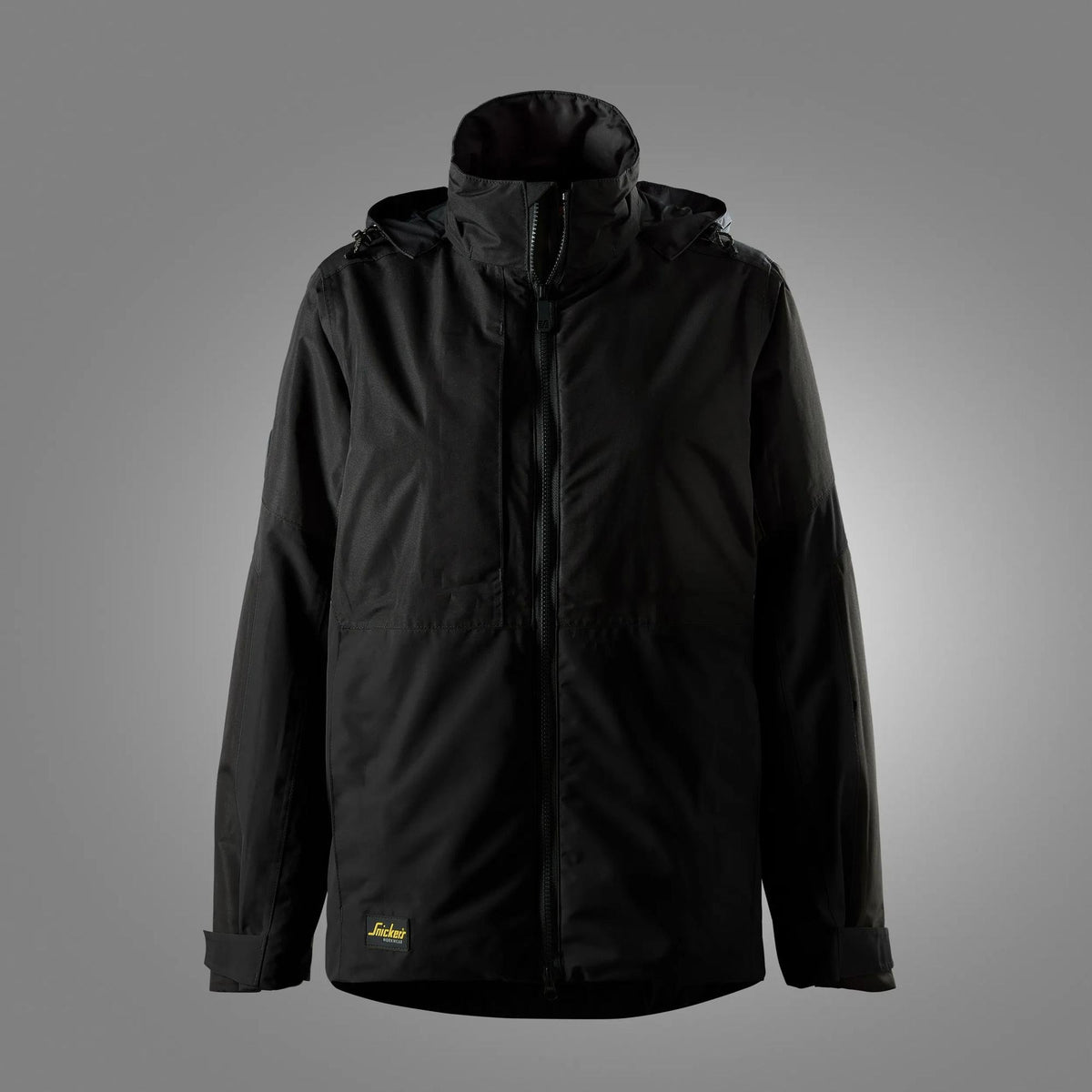 Snickers Workwear AllroundWork, Women's Waterproof Insulated Jacket in Black/Black
