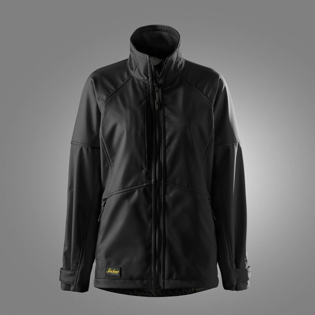 Snickers Workwear AllroundWork, Women's Softshell Jacket in Black/Black