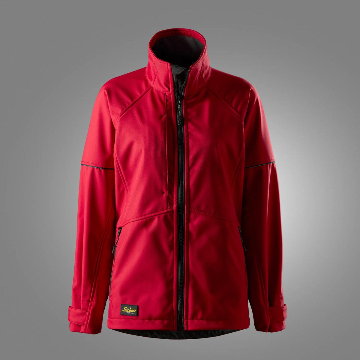 Snickers Workwear AllroundWork, Women's Softshell Jacket in Chili Red/Black