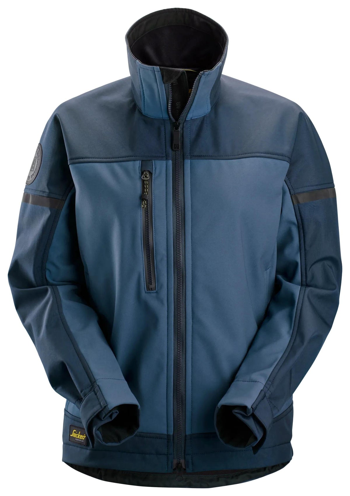 Snickers Workwear AllroundWork, Women’s Softshell Stretch Jacket in Navy/Dark Navy