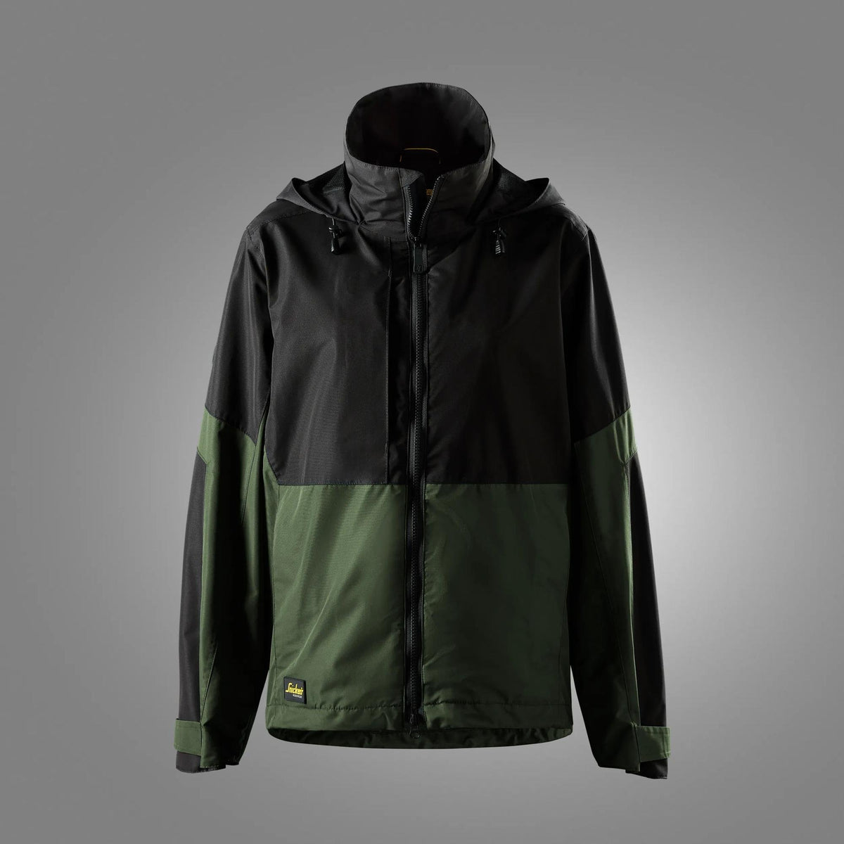 Snickers Workwear AllroundWork, Women's Waterproof Jacket in Khaki Green/Black