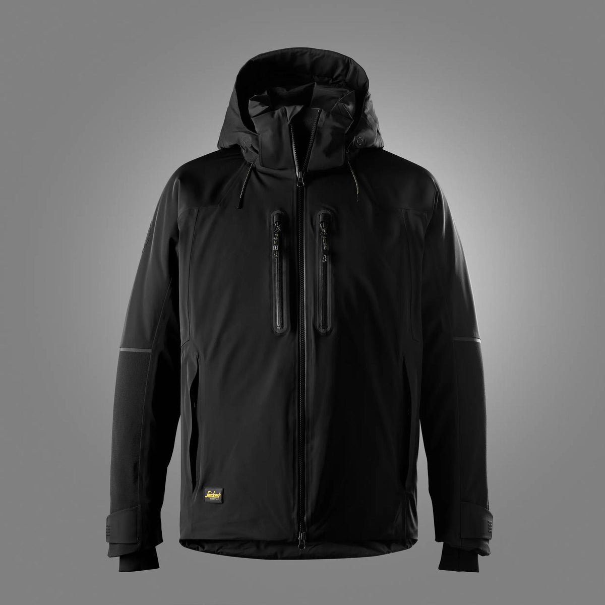 Snickers Workwear FlexiWork, Stretch Jacket in Black/Black