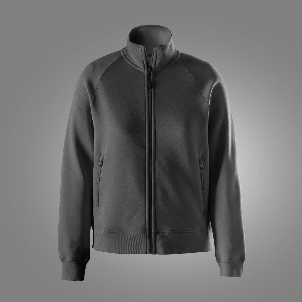 Snickers Workwear Women's Classic Sweatshirt Jacket in Steel Grey