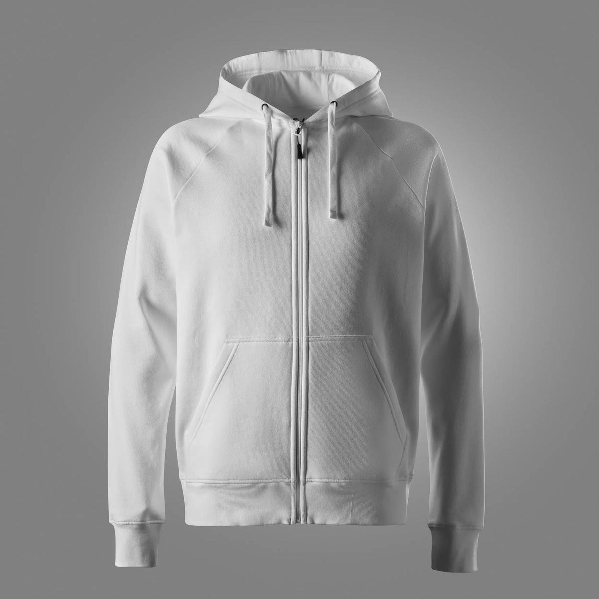 Snickers Workwear Classic Sweatshirt Full Zip Hoodie in White