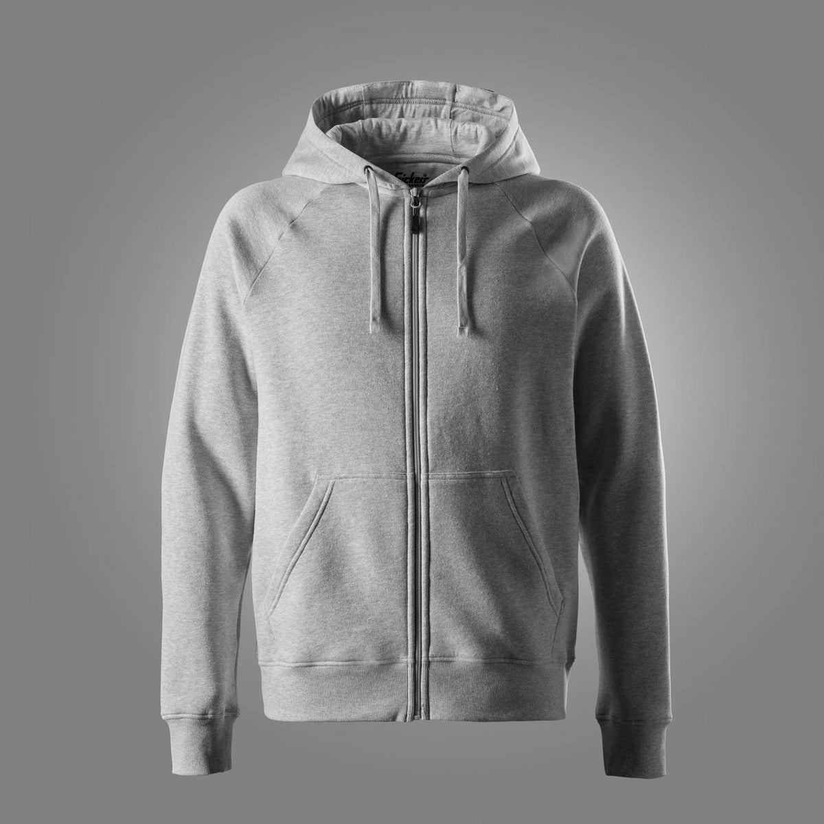 Snickers Workwear Classic Sweatshirt Full Zip Hoodie in Grey Melange