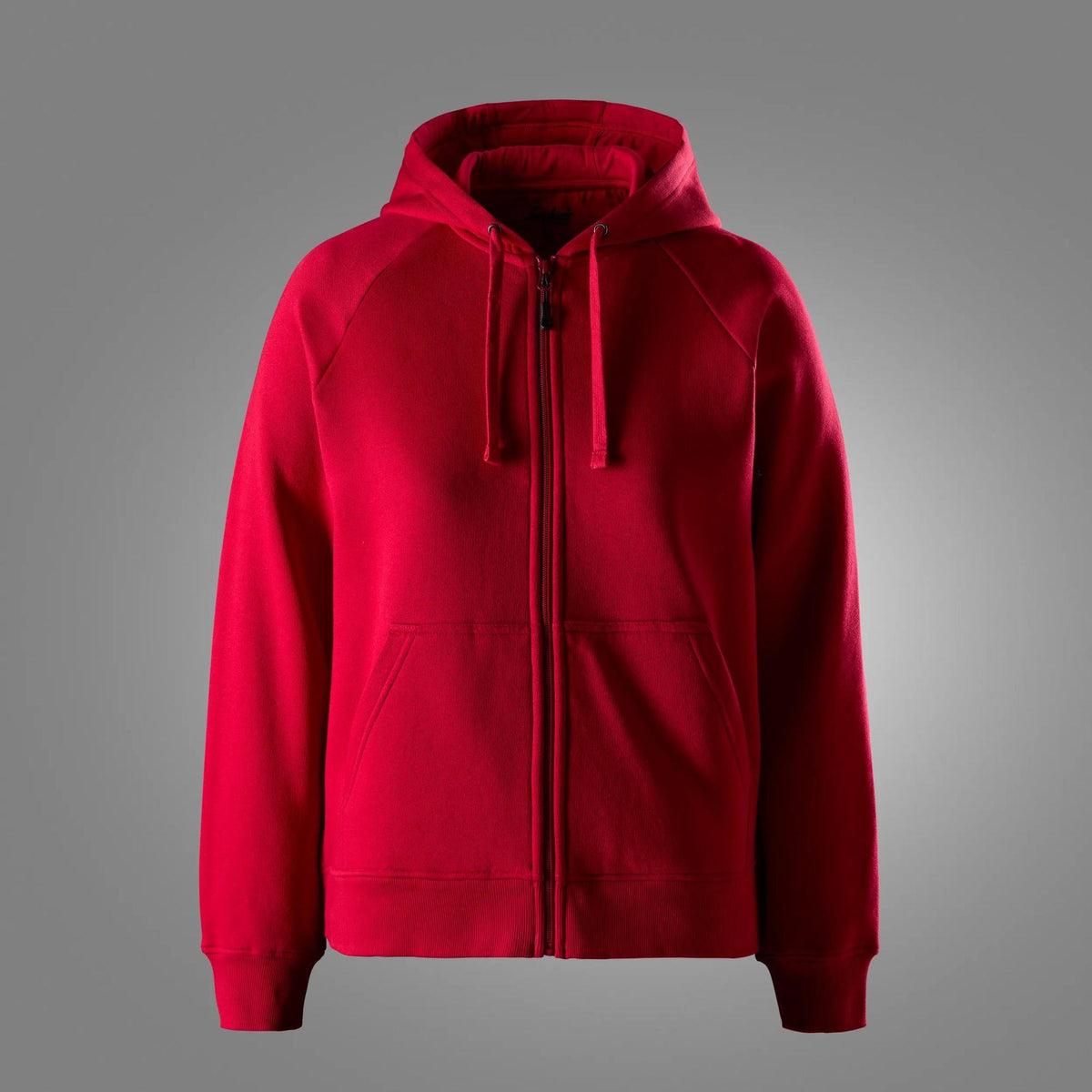 Snickers Workwear Women's Classic Sweatshirt Full Zip Hoodie in Chili Red