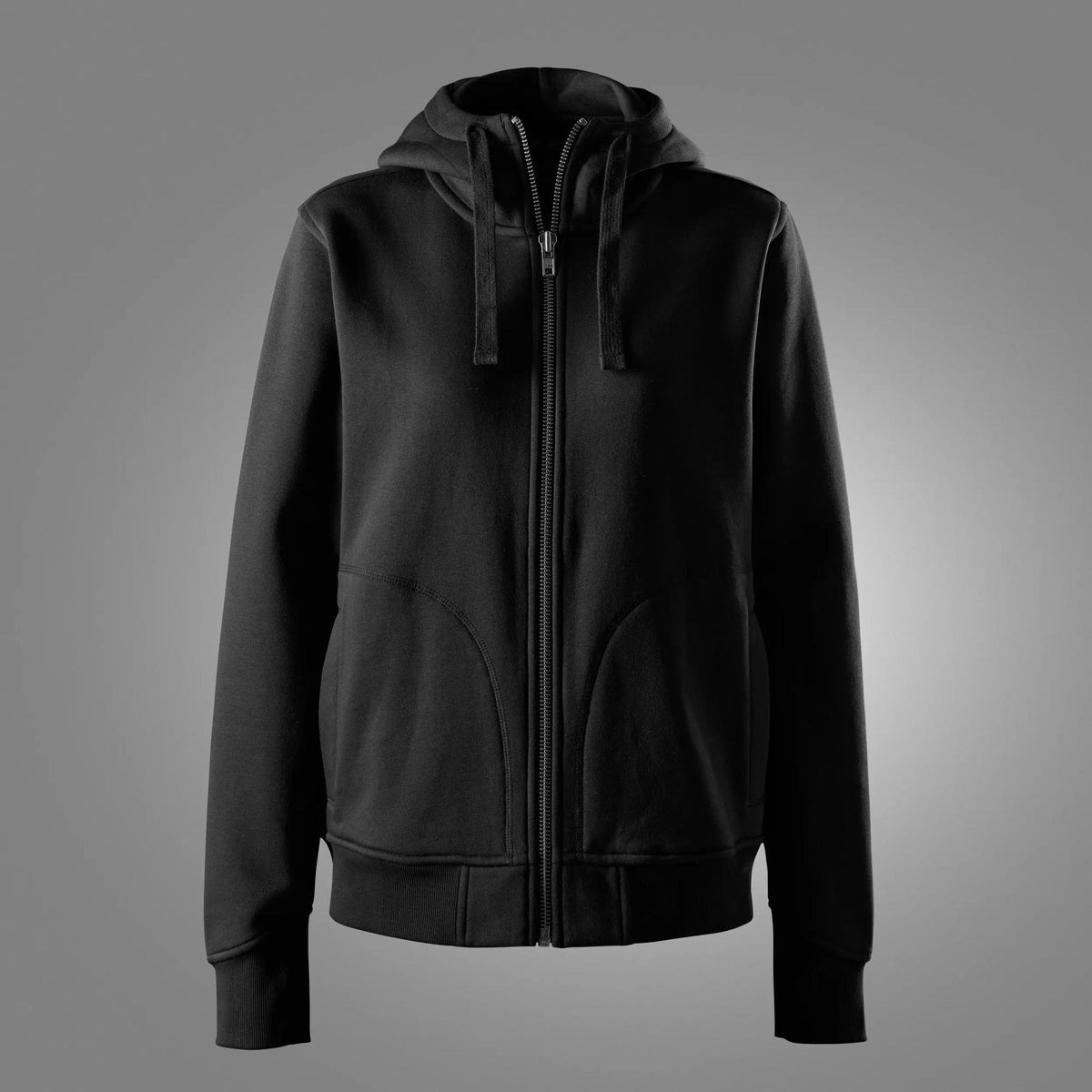 Snickers Workwear Women's Heavy Sweatshirt Full Zip Hoodie in Black