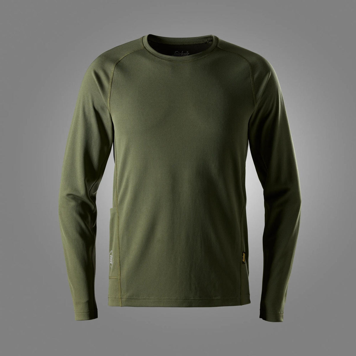 Snickers Workwear StayFresh Long Sleeve T-Shirt in Khaki Green