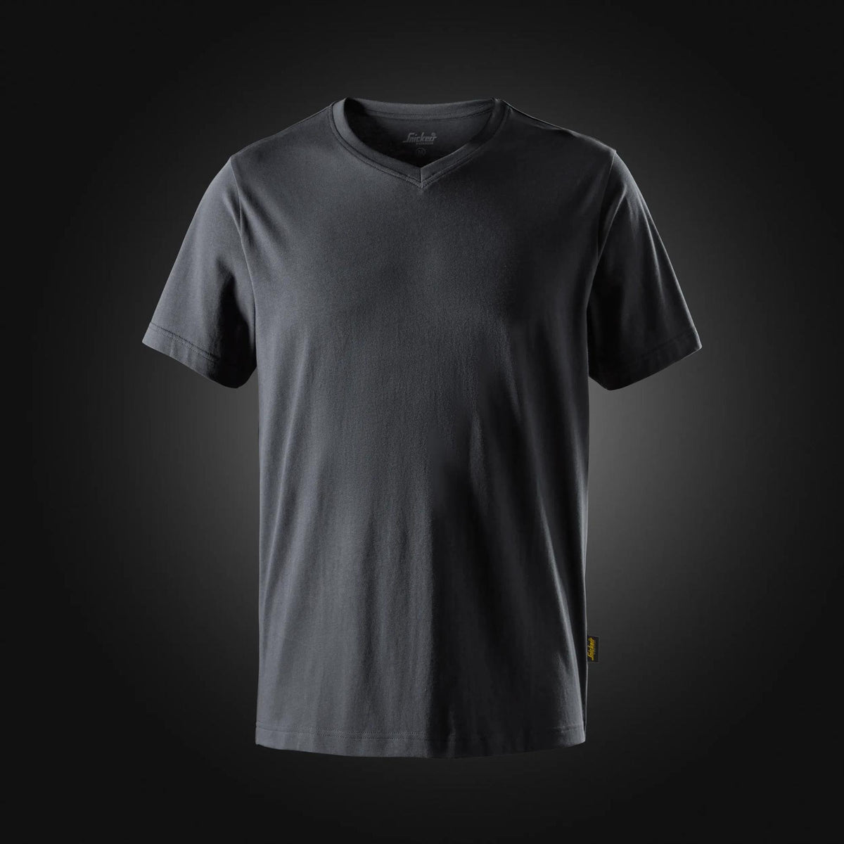 Snickers Workwear Classic V-Neck T-Shirt in Steel Grey