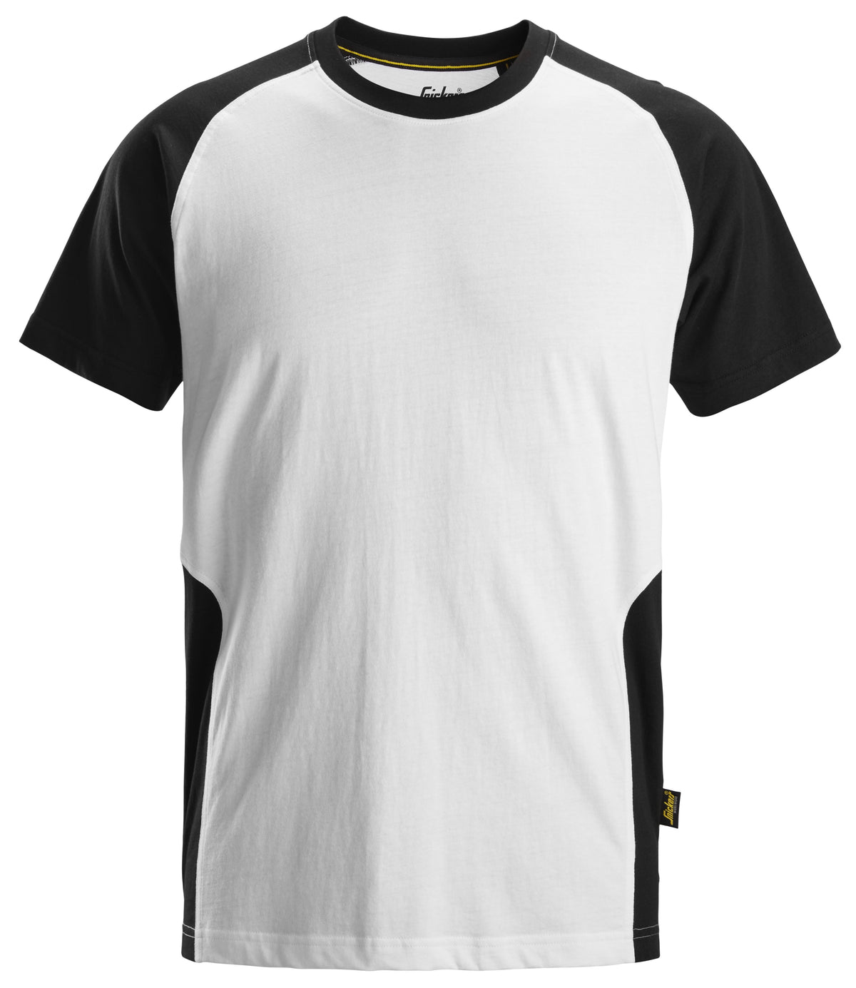 Snickers Workwear Two-Coloured T-Shirt in White/Black