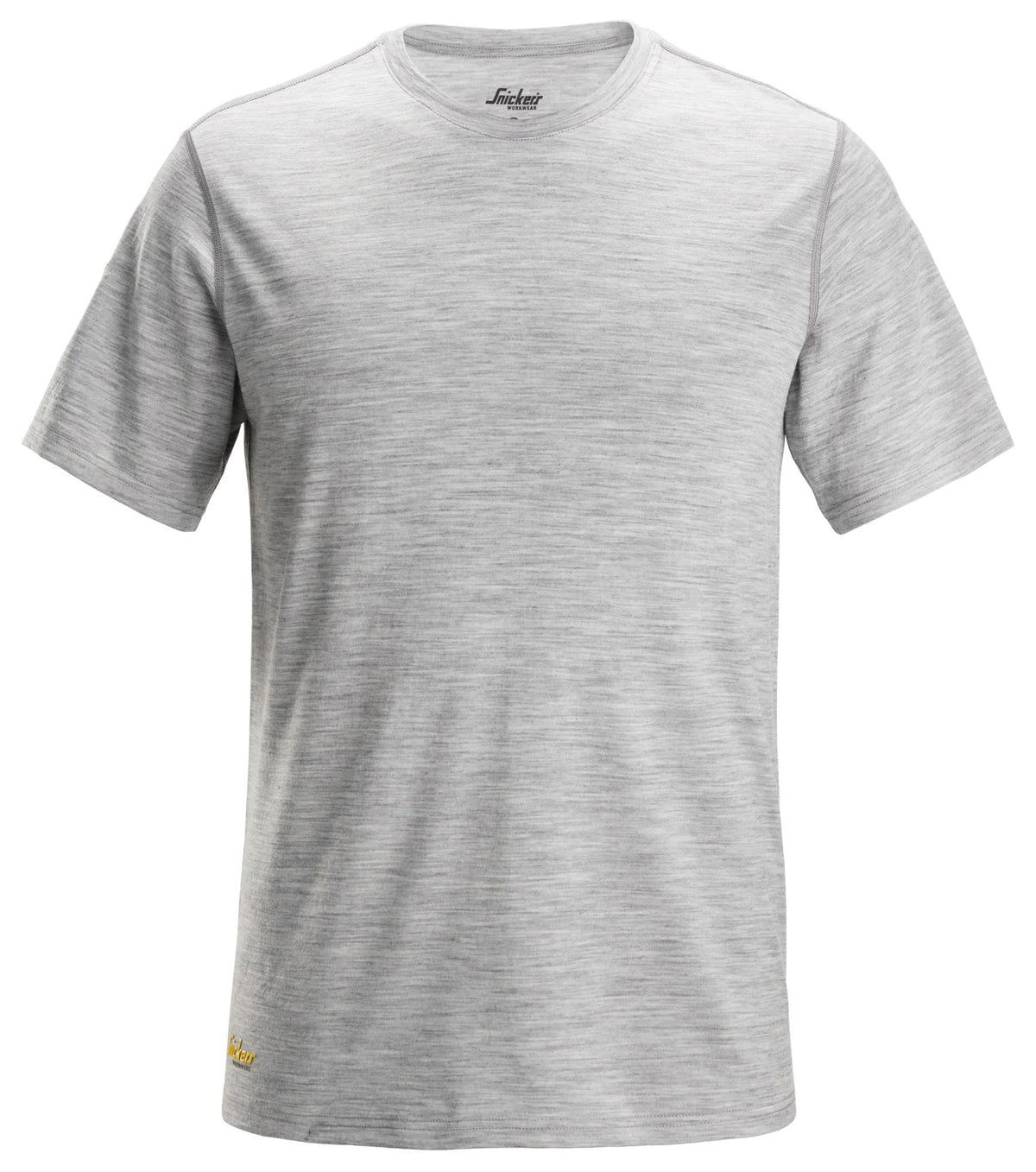 Snickers Workwear Wool T-Shirt in Grey Melange