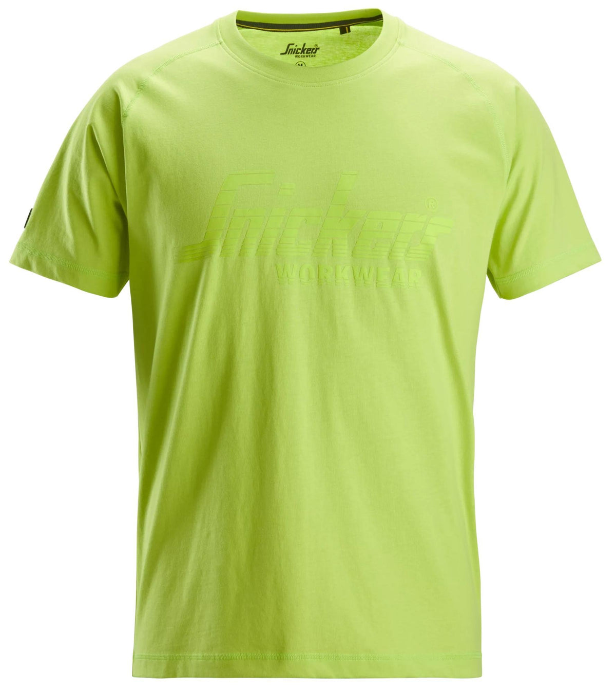 Snickers Workwear Logo T-shirt in Lime