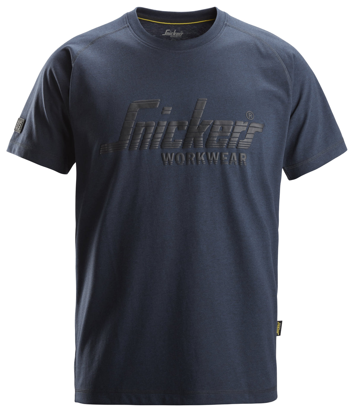 Snickers Workwear Logo T-shirt in Dark Navy Melange