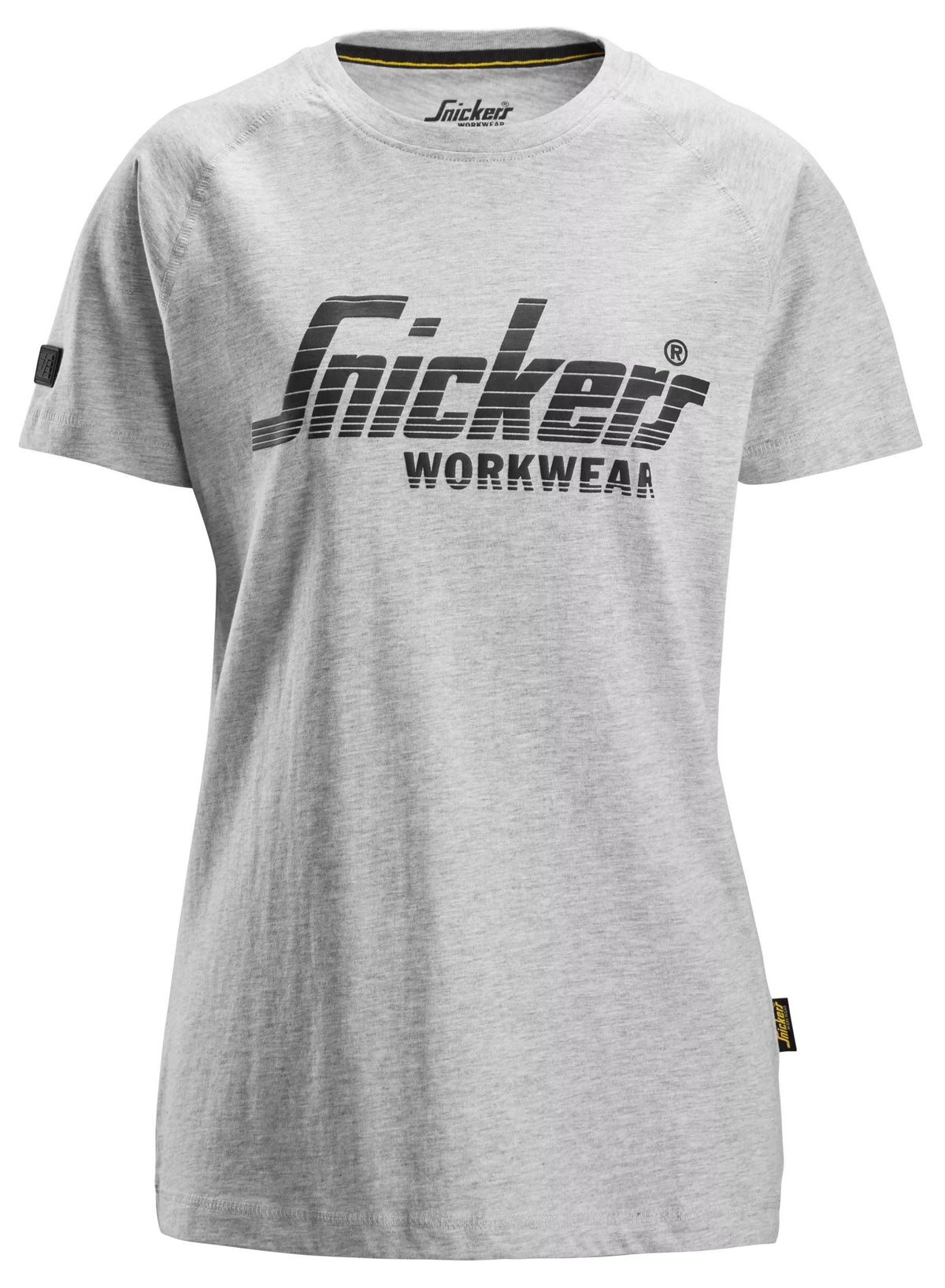 Snickers Workwear Women's Logo T-shirt in Grey Melange
