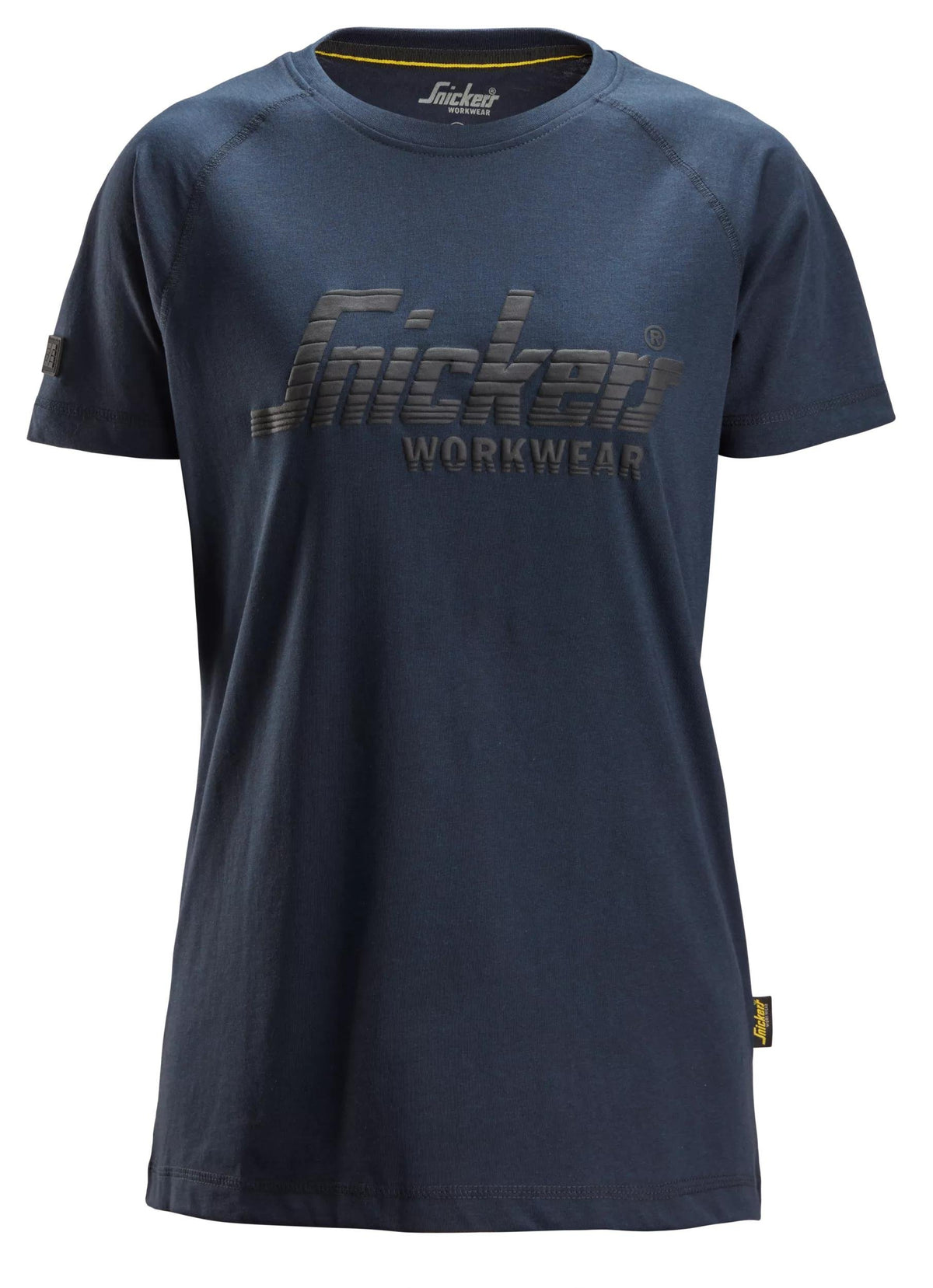 Snickers Workwear Women's Logo T-shirt in Dark Navy Melange