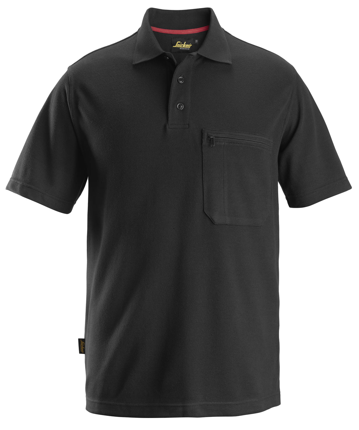Snickers Workwear ProtecWork, Short Sleeve Polo Shirt in Black
