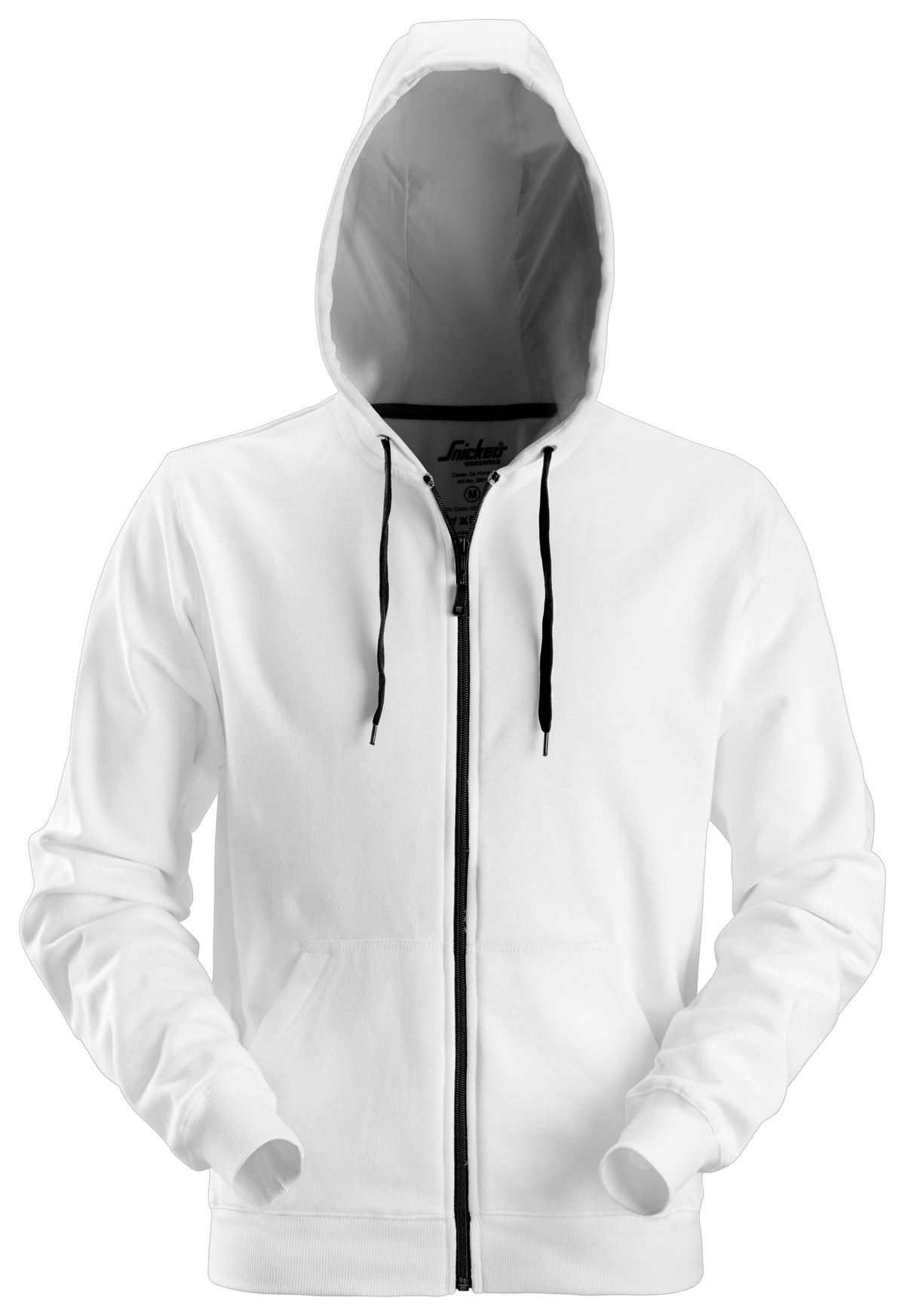 Snickers Workwear Zip Hoodie in White