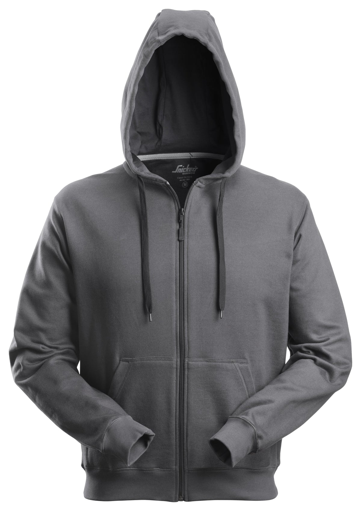 Snickers Workwear Zip Hoodie in Steel Grey