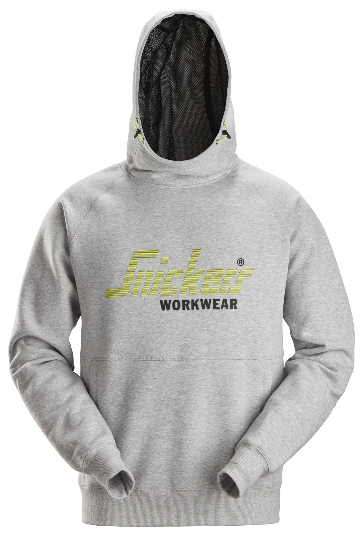 Snickers Workwear Logo Hoodie in Grey Melange