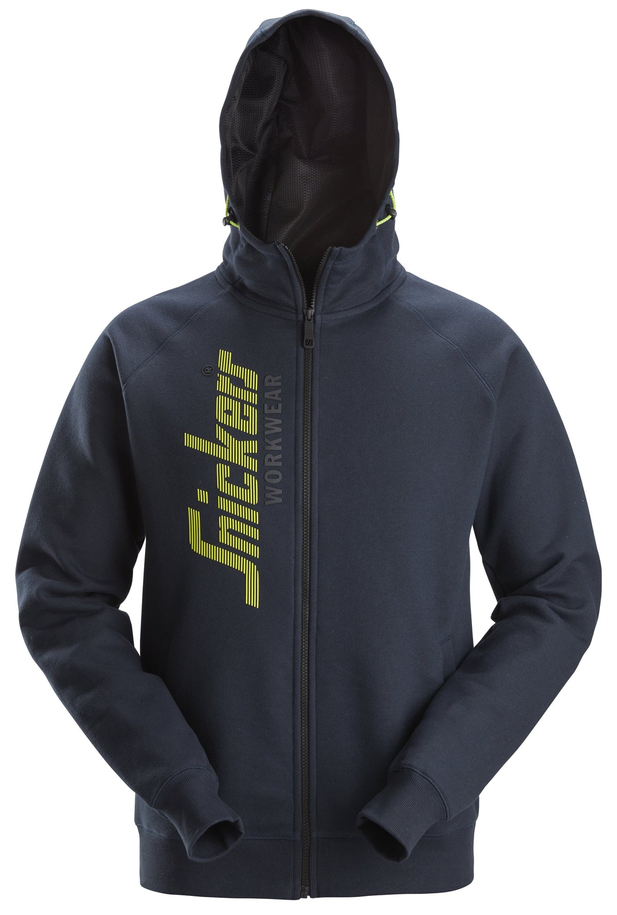 Snickers Workwear Logo Full-Zip Hoodie in Navy