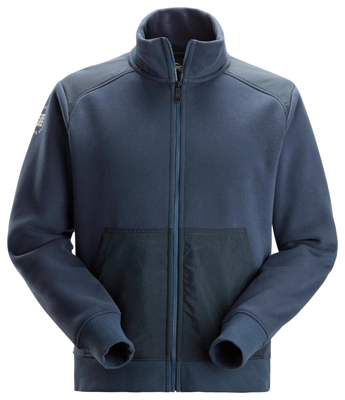 Snickers Workwear Cordura® Tech Sweatshirt Jacket in Navy/Dark Navy