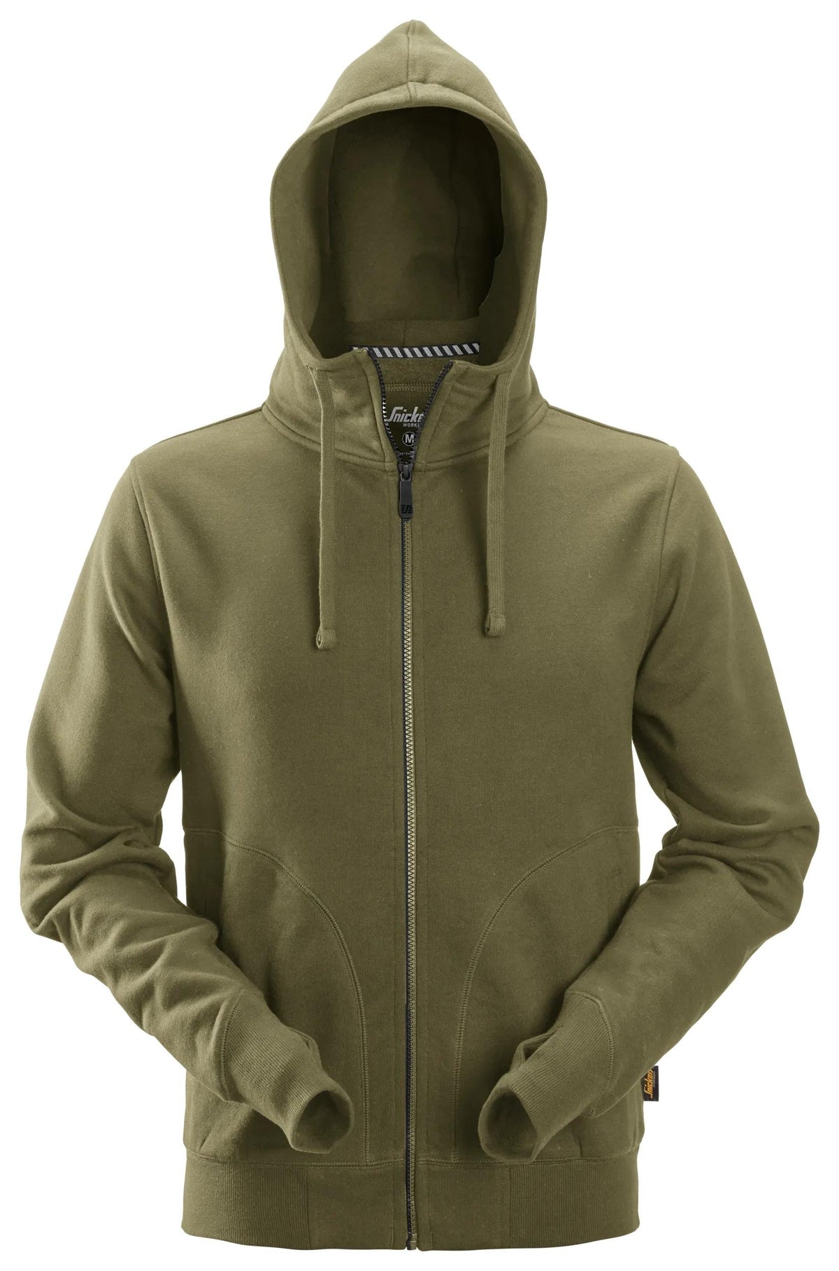 Snickers Workwear AllroundWork, Hoodie Full Zip in Khaki Green