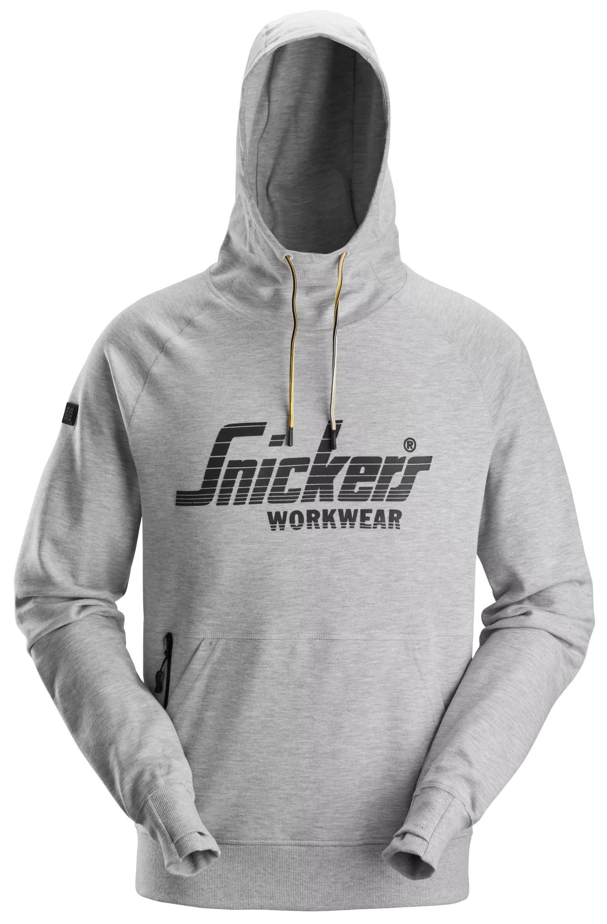 Snickers Workwear Logo Hoodie in Grey Melange