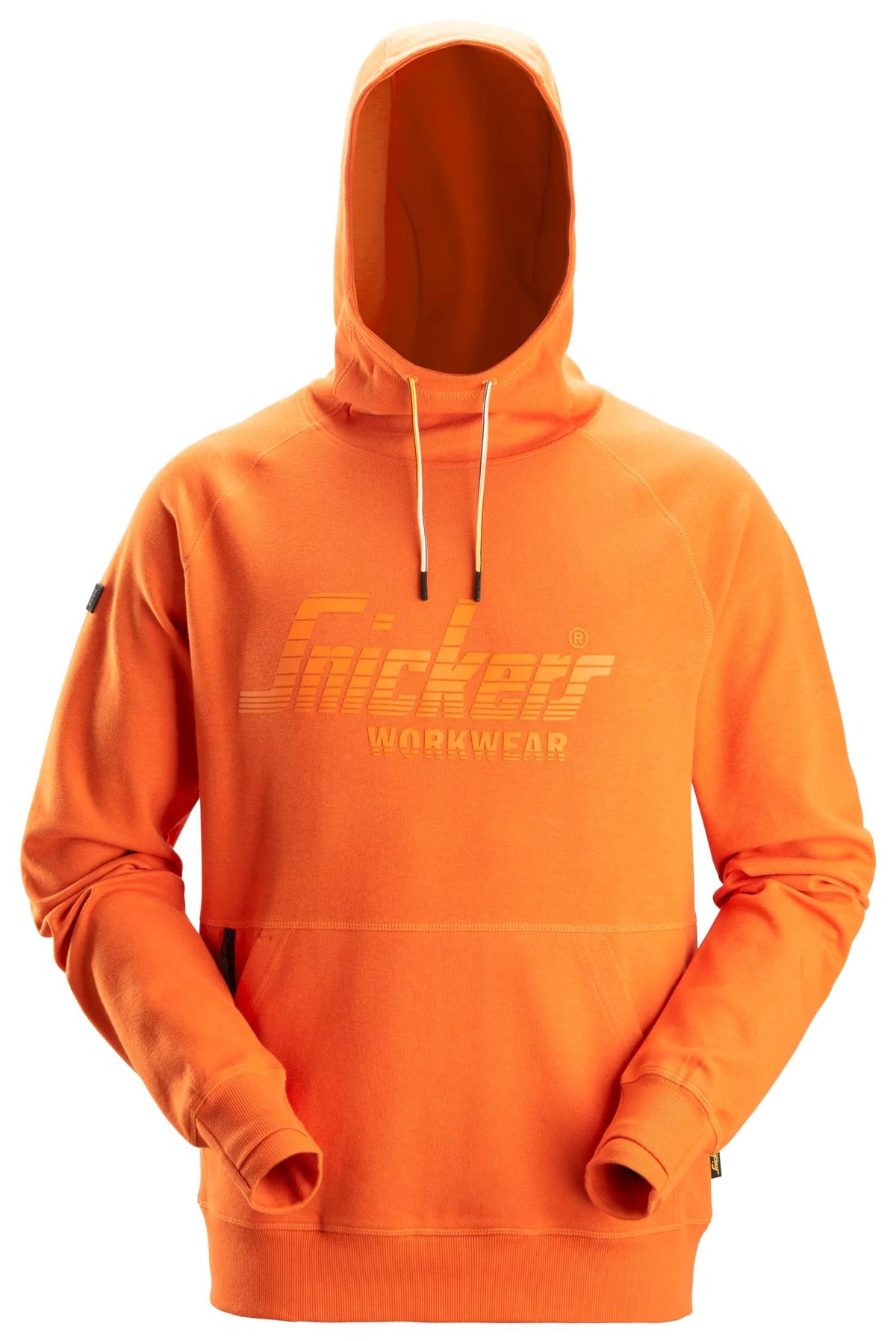 Snickers Workwear Logo Hoodie in Warm Orange