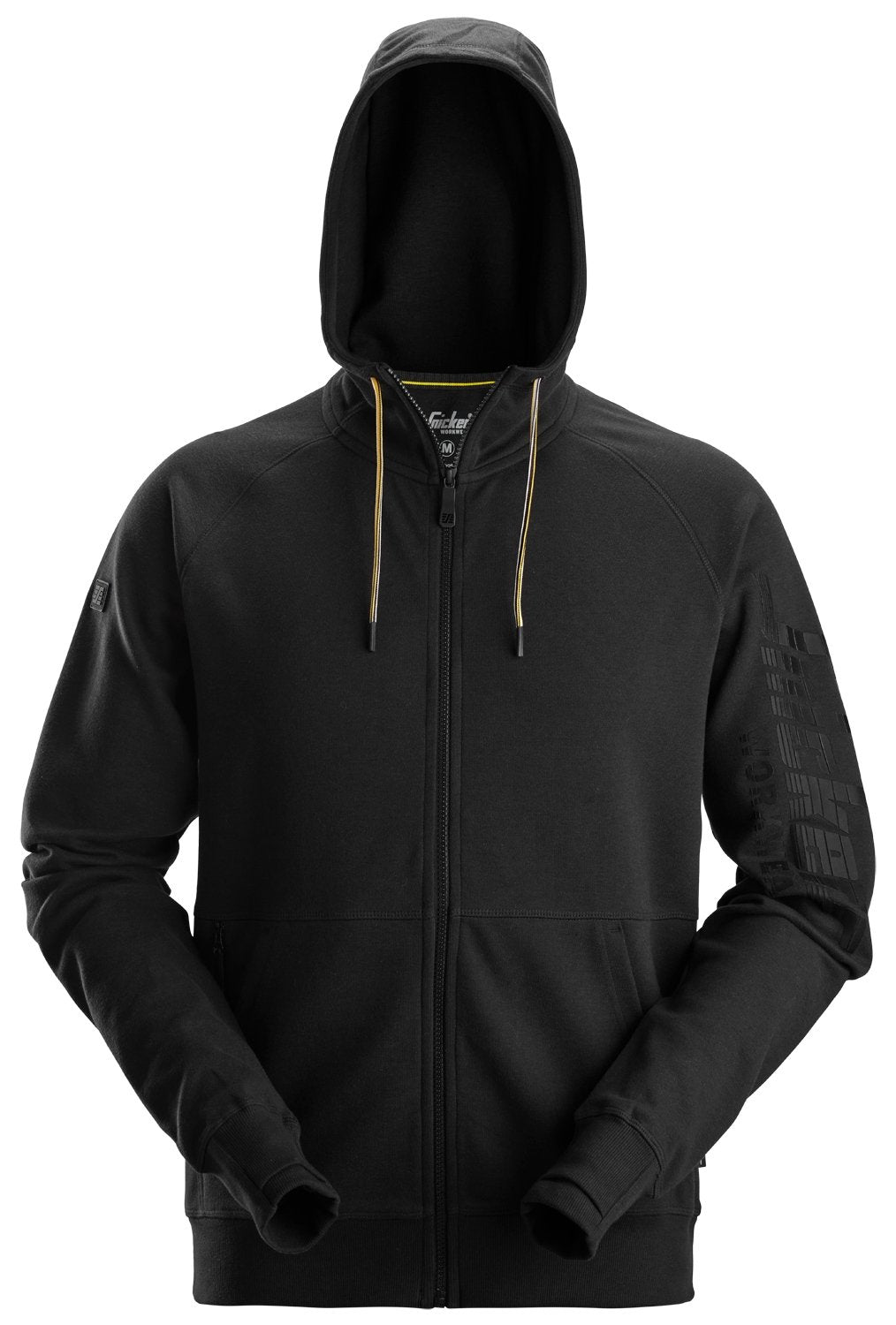 Snickers Workwear Logo Full-Zip Hoodie in Black